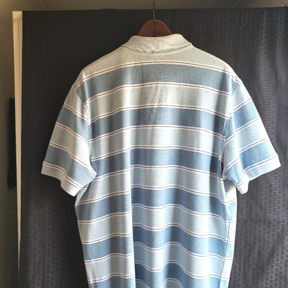Brooks Brothers Slim Fit Striped Performance Polo Shirt Mens XXL Short Sleeve - Picture 3 of 9